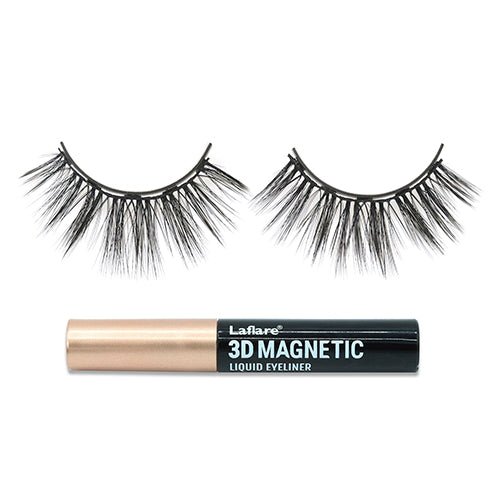 Laflare 3D Magnetic Eyelash & Eyeliner Combo - ikatehouse