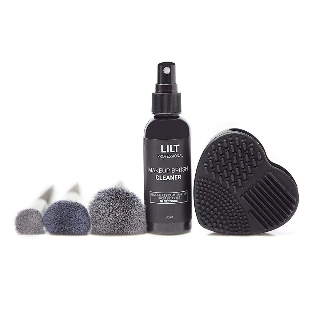 Lilt Makeup Brush Set With Brush Cleaner 5pcs - ikatehouse