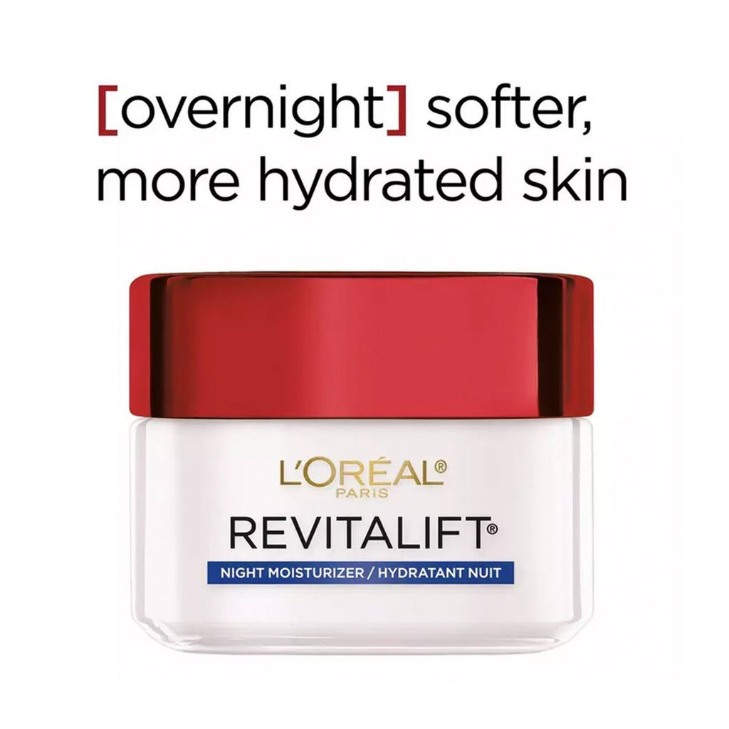 Loreal Revitalift Anti-Wrinkle & Firming Night Moisturizer 1.7oz/ 48g - ikatehouse