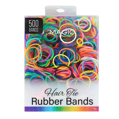 Magic Collection Hair Tie Rubber Bands 500pcs - ikatehouse