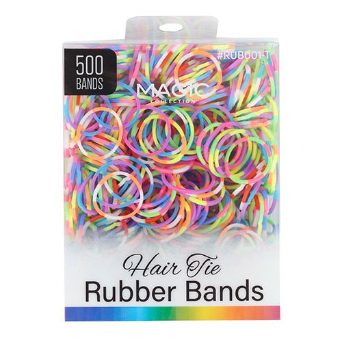 Magic Collection Hair Tie Rubber Bands 500pcs - ikatehouse