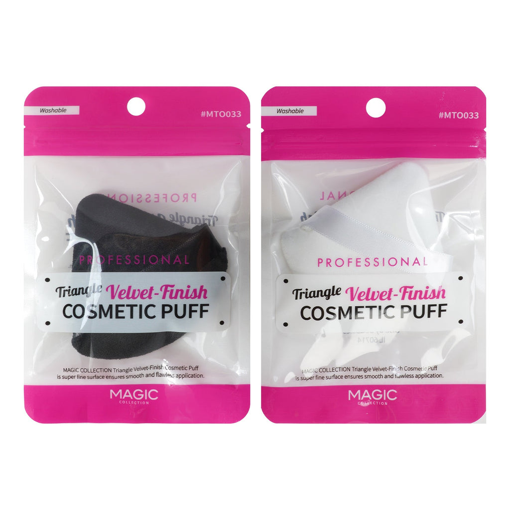 Magic Collection Triangle Velvet Finish Cosmetic Puff - ikatehouse