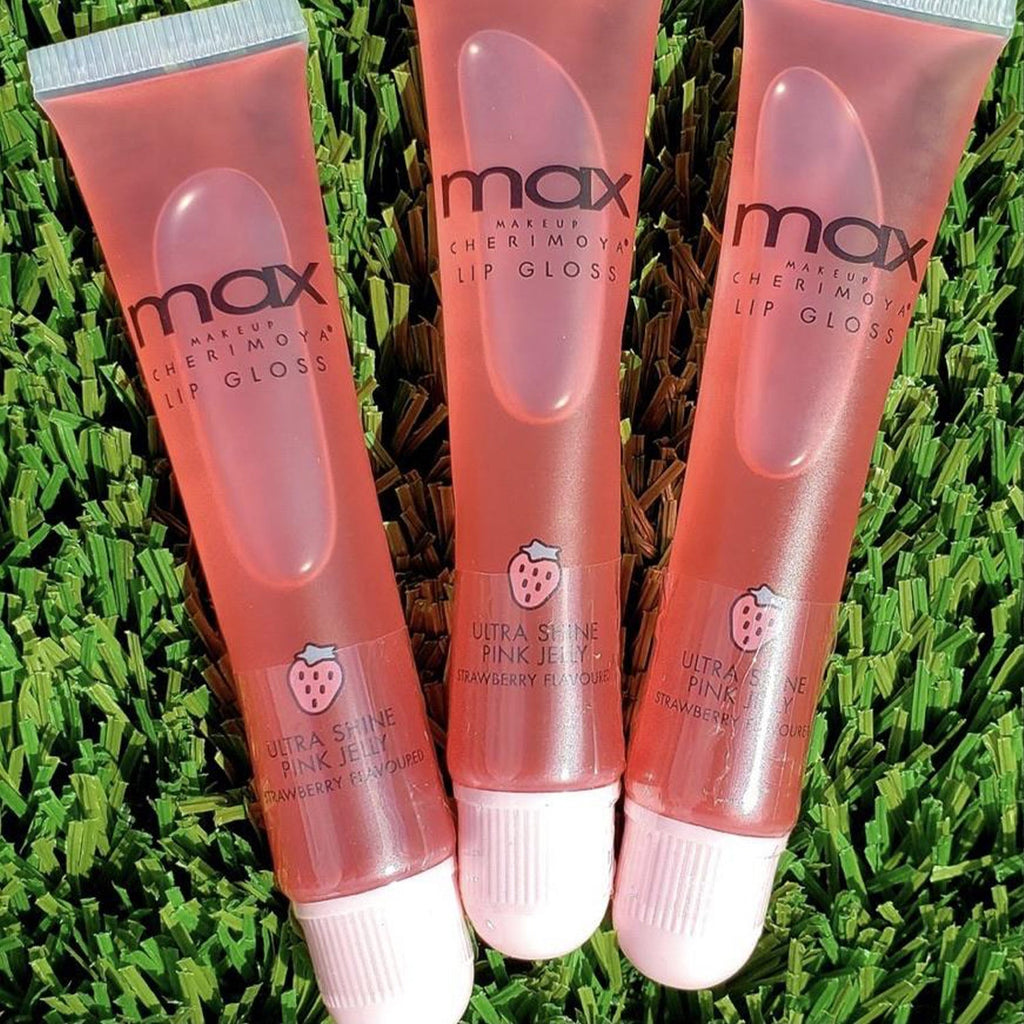 Max Cherimoya Ultra Shine Pink Jelly Lip Gloss 0.5oz - ikatehouse
