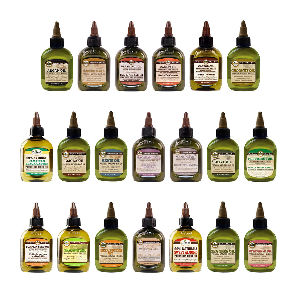 Mega Care Premium Natural Hair Oil 2.5oz-Choose Your Type - ikatehouse
