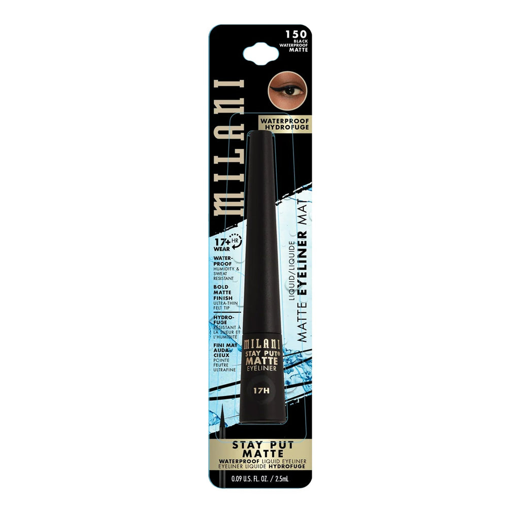 MILANI Stay Put Matte Waterproof Liquid Eyeliner - ikatehouse