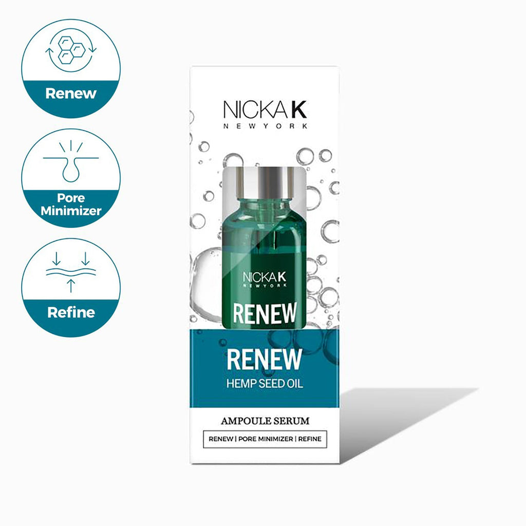 Nicka K Ampoule Serum Renew Hemp Seed Oil - ikatehouse