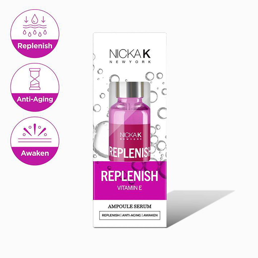 Nicka K Ampoule Serum Replenish Vitamin E - ikatehouse