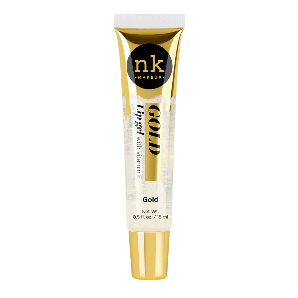Nicka K Gold Lip Gel 0.5oz - ikatehouse