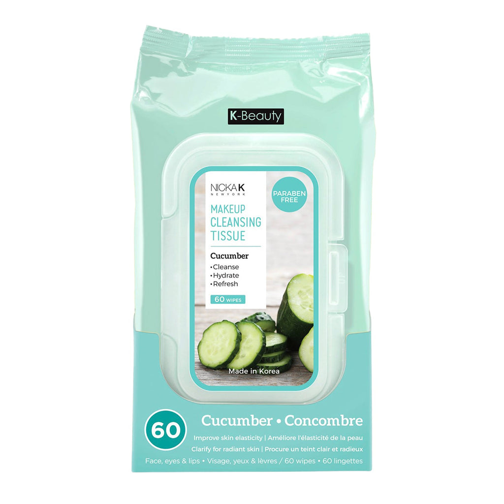 Nicka K New York KMakeup Cleansing Tissue 60wipes - ikatehouse