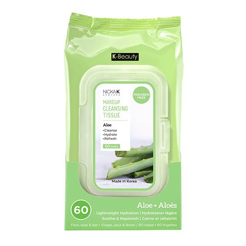 Nicka K New York KMakeup Cleansing Tissue 60wipes - ikatehouse