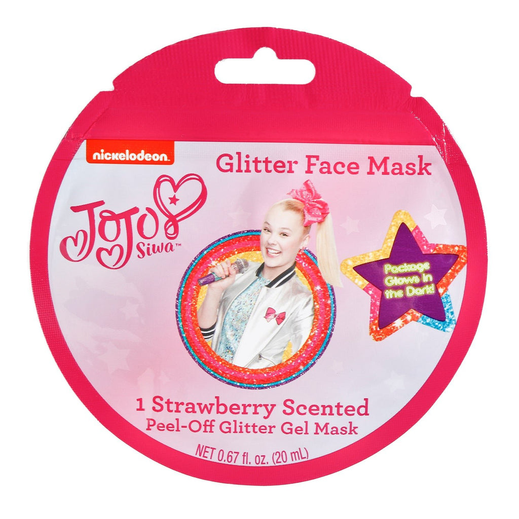 Nickelodeon Jojo Siwa Peel-Off Glitter Gel Mask 0.67oz - ikatehouse