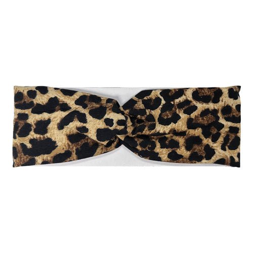 Pastel Collection Twisted Wide Leopard Headband - ikatehouse