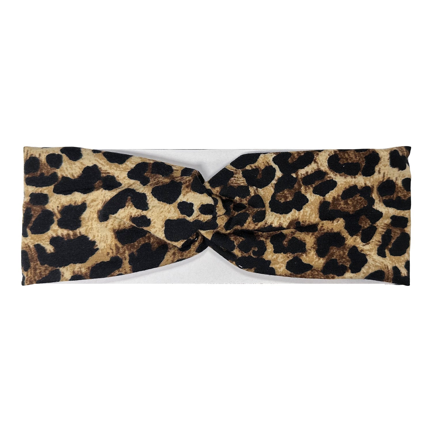Pastel Collection Twisted Wide Leopard Headband - ikatehouse