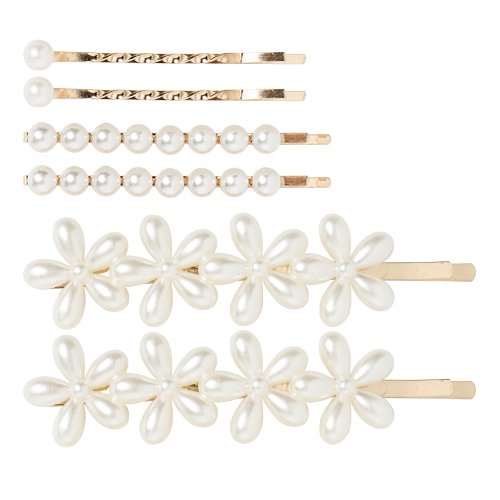 Pearl n Flower Hair Pins - ikatehouse