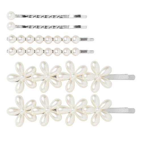 Pearl n Flower Hair Pins - ikatehouse