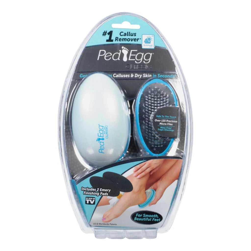 Ped Egg Gently Removes Calluses & Dry Skin Foot File Classic - ikatehouse
