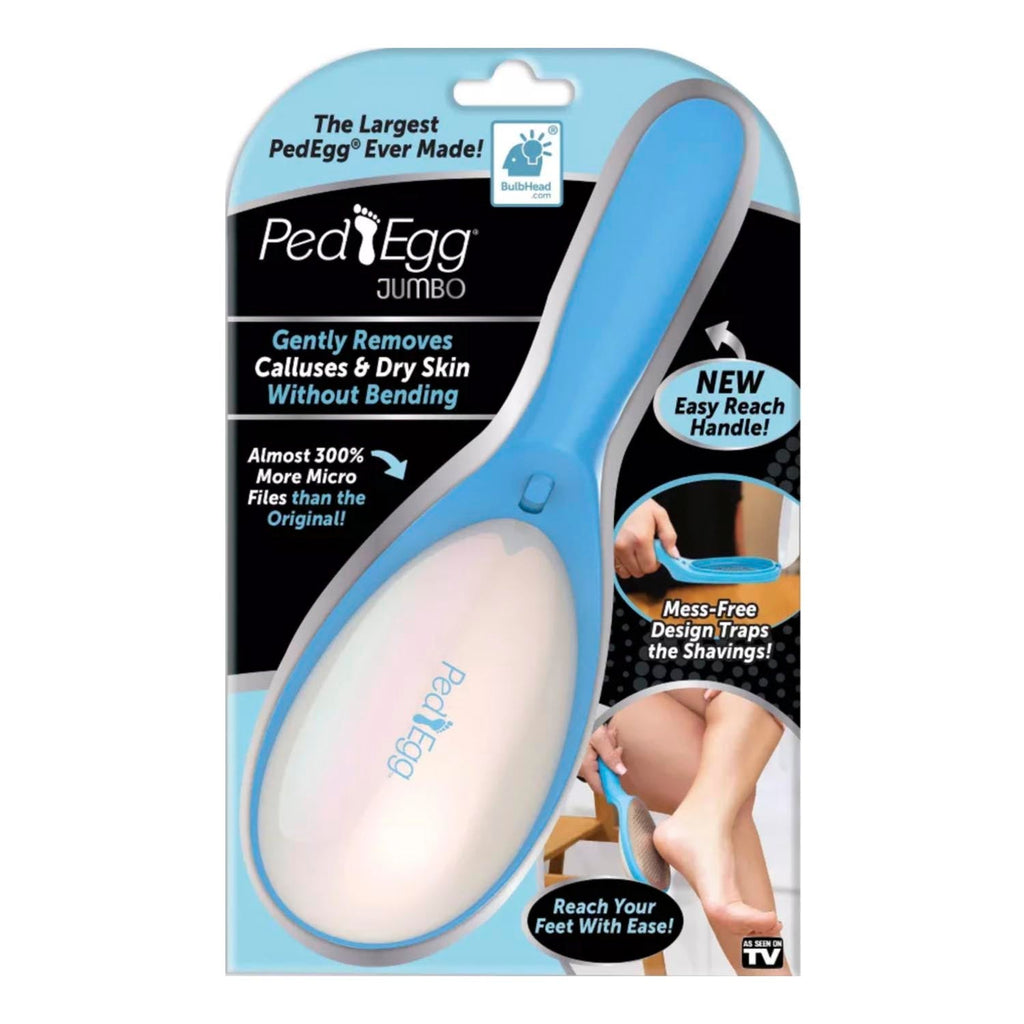 Ped Egg Gently Removes Calluses & Dry Skin Foot File Jumbo - ikatehouse