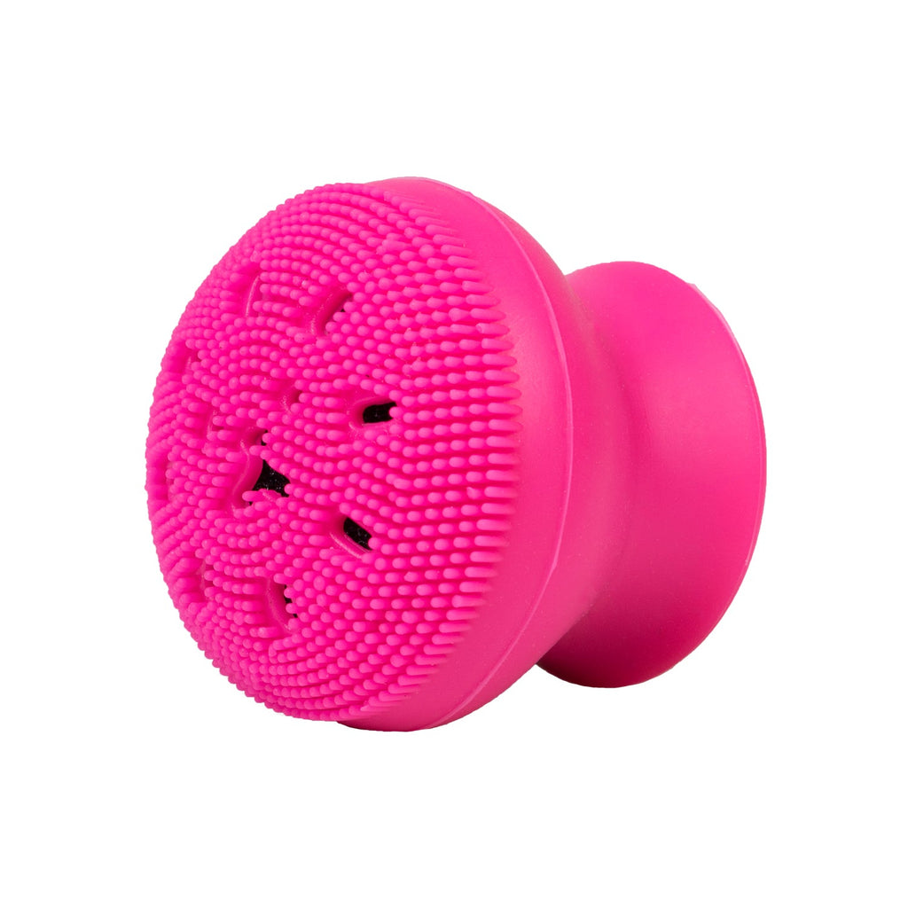 Pink Silicon Facial Cleansing Brush - ikatehouse