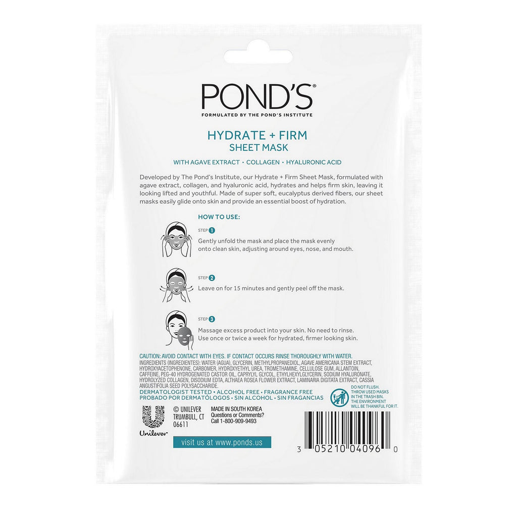 Pond's Face Sheet Mask Hydrate n Firm - ikatehouse