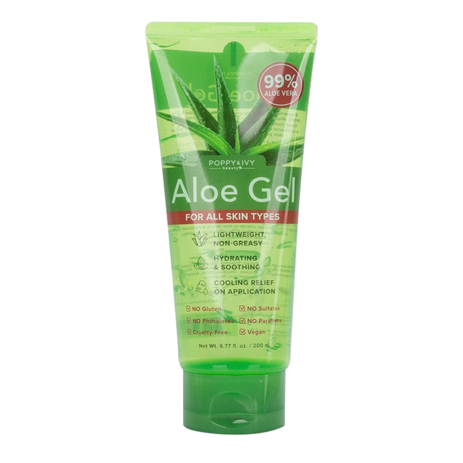 kräuterhof aloe vera gel Poppy & IVY Aloe Gel Tube 6.77oz/ 200ml – ikatehouse