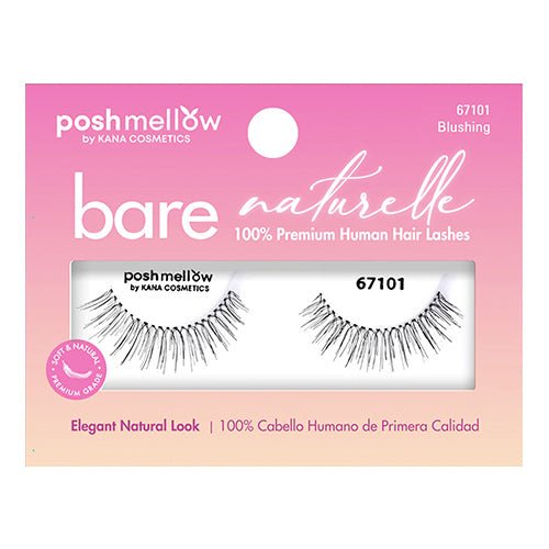 Posh Mellow Bare Naturelle 100% Human Hair Eyelashes - ikatehouse