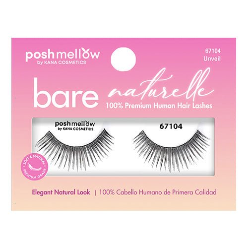 Posh Mellow Bare Naturelle 100% Human Hair Eyelashes - ikatehouse