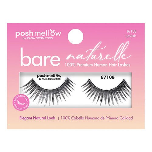 Posh Mellow Bare Naturelle 100% Human Hair Eyelashes - ikatehouse