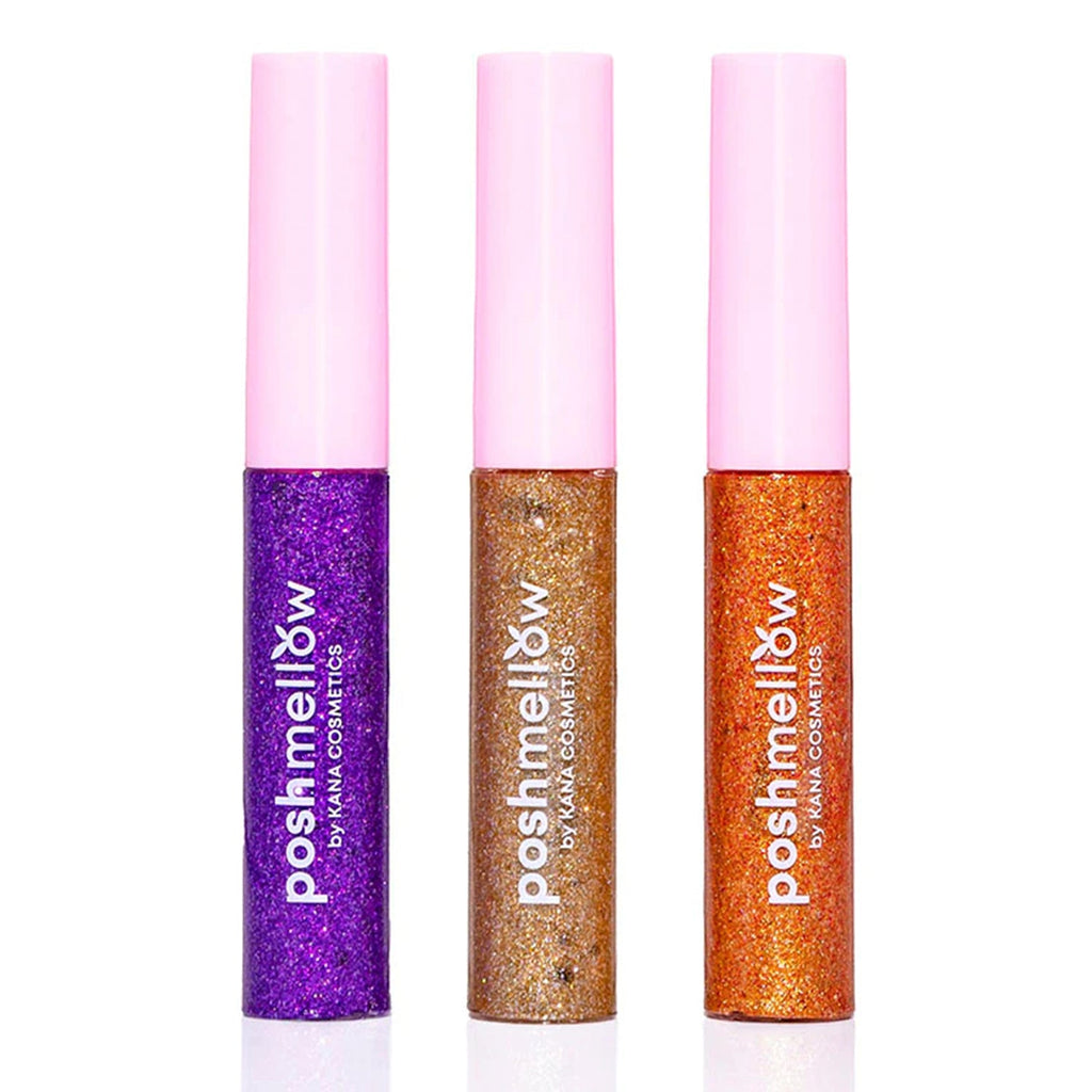 Posh Mellow Dazzle Me Glam Glitter Eyeliner & Face Jewel Set 4pcs - ikatehouse