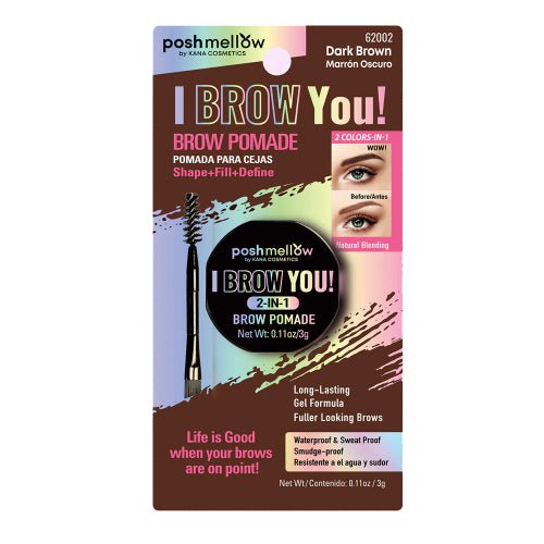 Posh Mellow I Brow You 2 in 1 Brow Pomade Set - ikatehouse