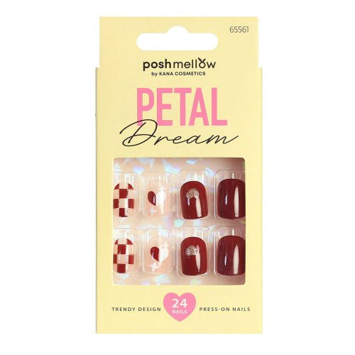 Posh Mellow Petal Dream Press-On 24 Nails - ikatehouse