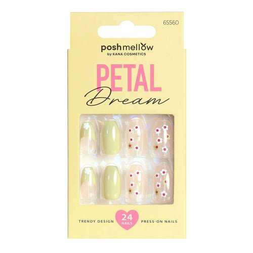 Posh Mellow Petal Dream Press-On 24 Nails - ikatehouse