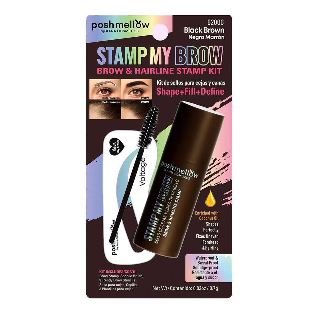 Posh Mellow Stamp My Brow & Hairline Stamp Kit - ikatehouse