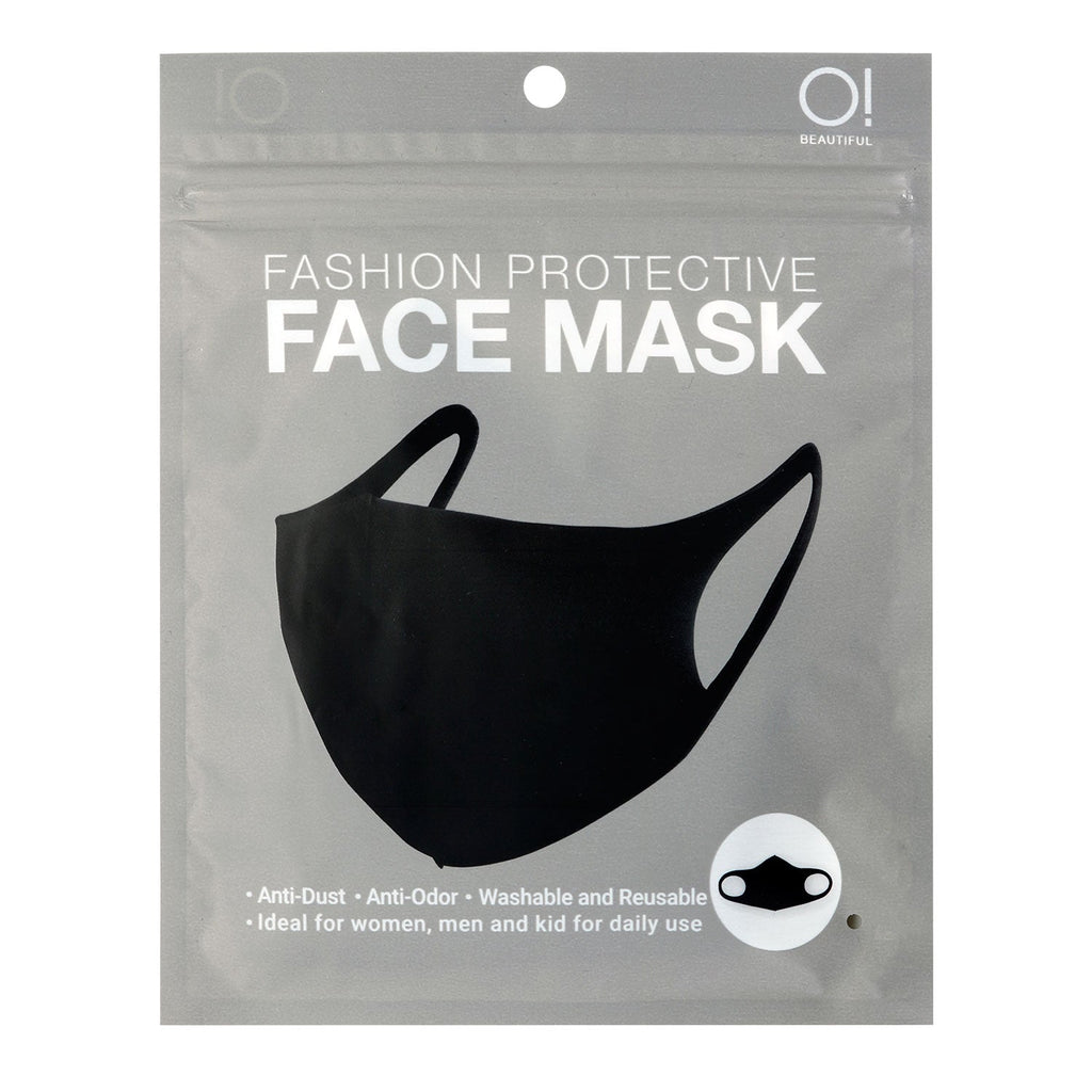 Premium 3D Fashion Protective Air Cotton Reusable Face Mask Black-20 Pcs - ikatehouse