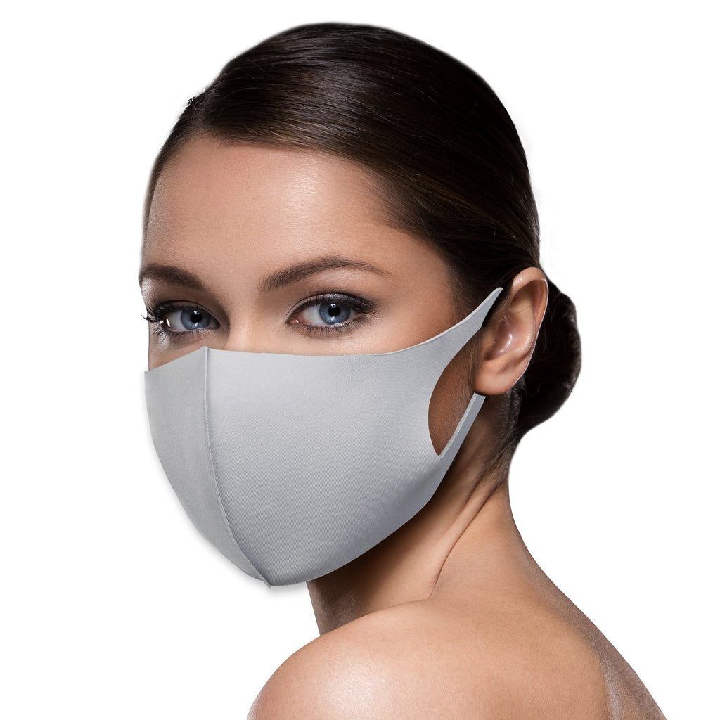 Premium 3D Fashion Protective Air Cotton Reusable Face Mask Gray - ikatehouse