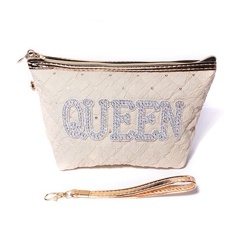 Queen Quilted Cosmetic Bag - ikatehouse