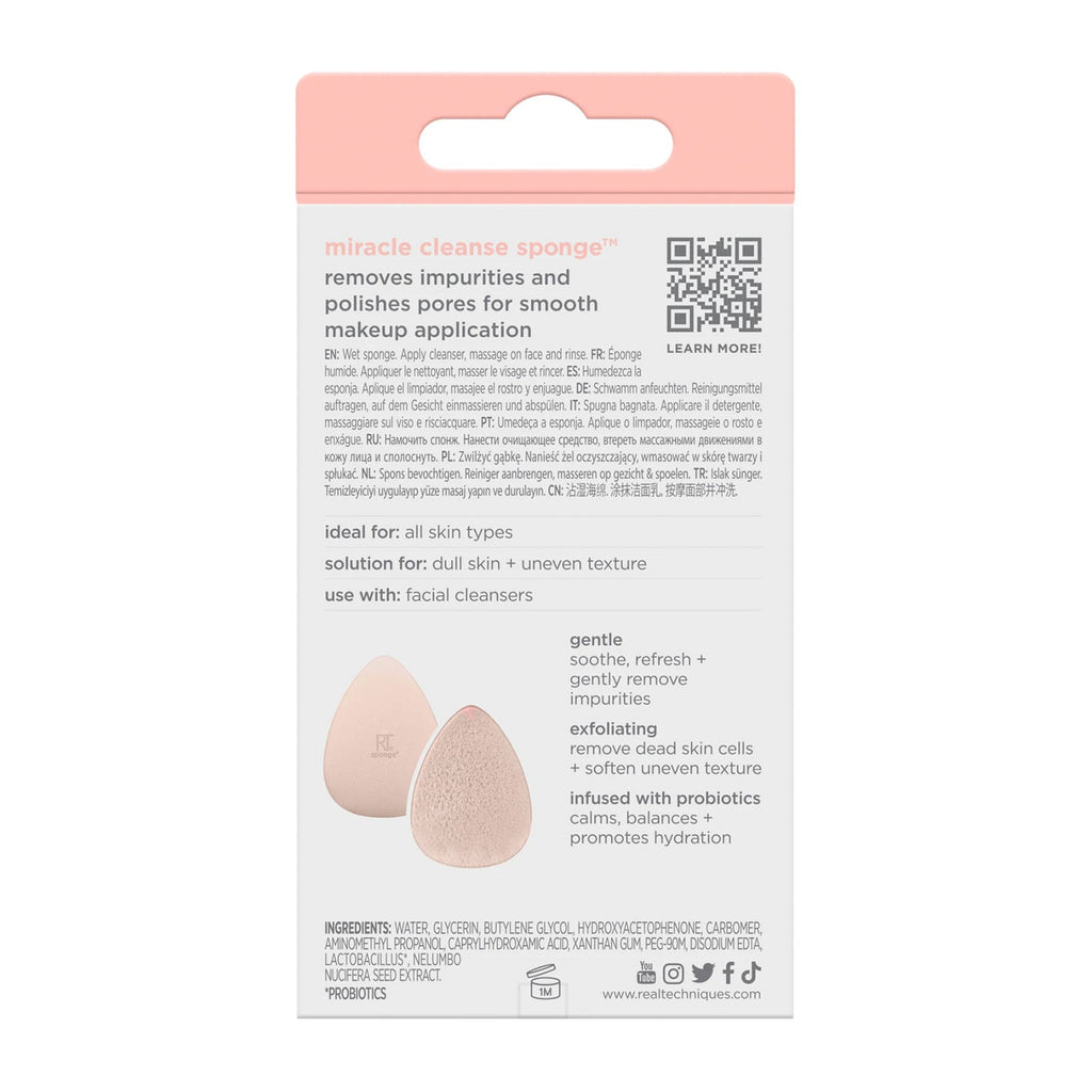 Real Techniques Miracle Pore Cleanse Sponge - ikatehouse