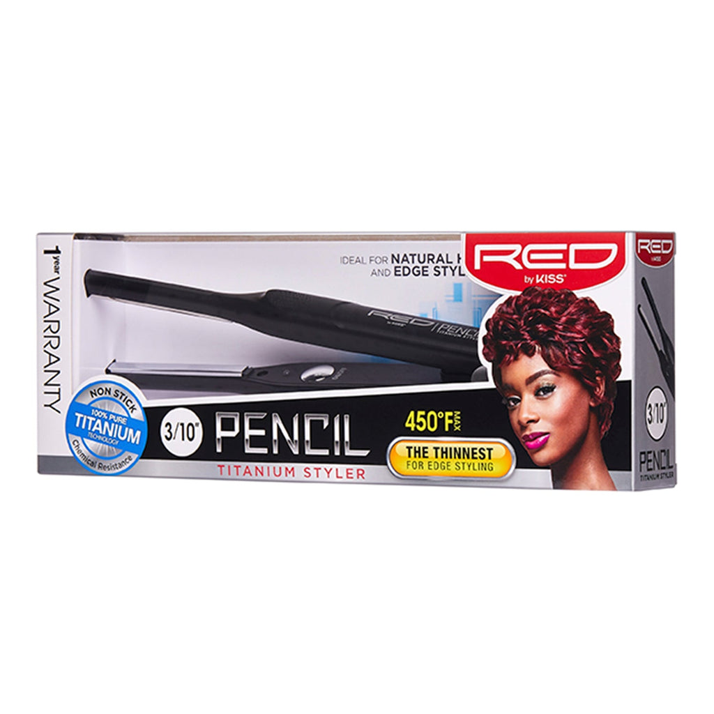 Red By Kiss 3/10" Pencil Titanium Styler - ikatehouse