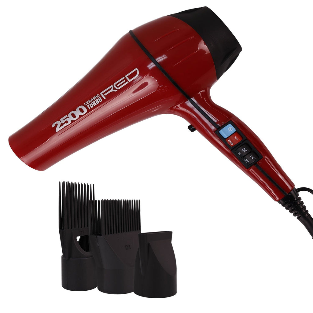 Red By Kiss Ceramic 2500 Turbo Dryer - ikatehouse