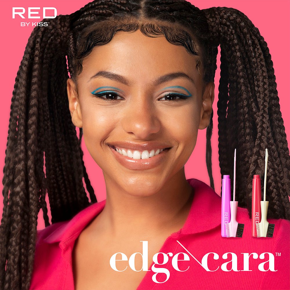 RED Professional Edge Boar Fixer Brush – 4-in-1 Wildschweinborsten-Bürste | Für Kanten, Babyhaare & Styling