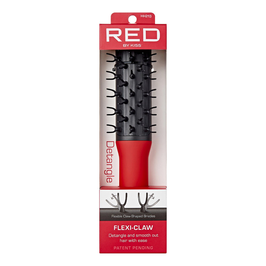 Red by Kiss Flexi-Claw Detangle Brush - ikatehouse