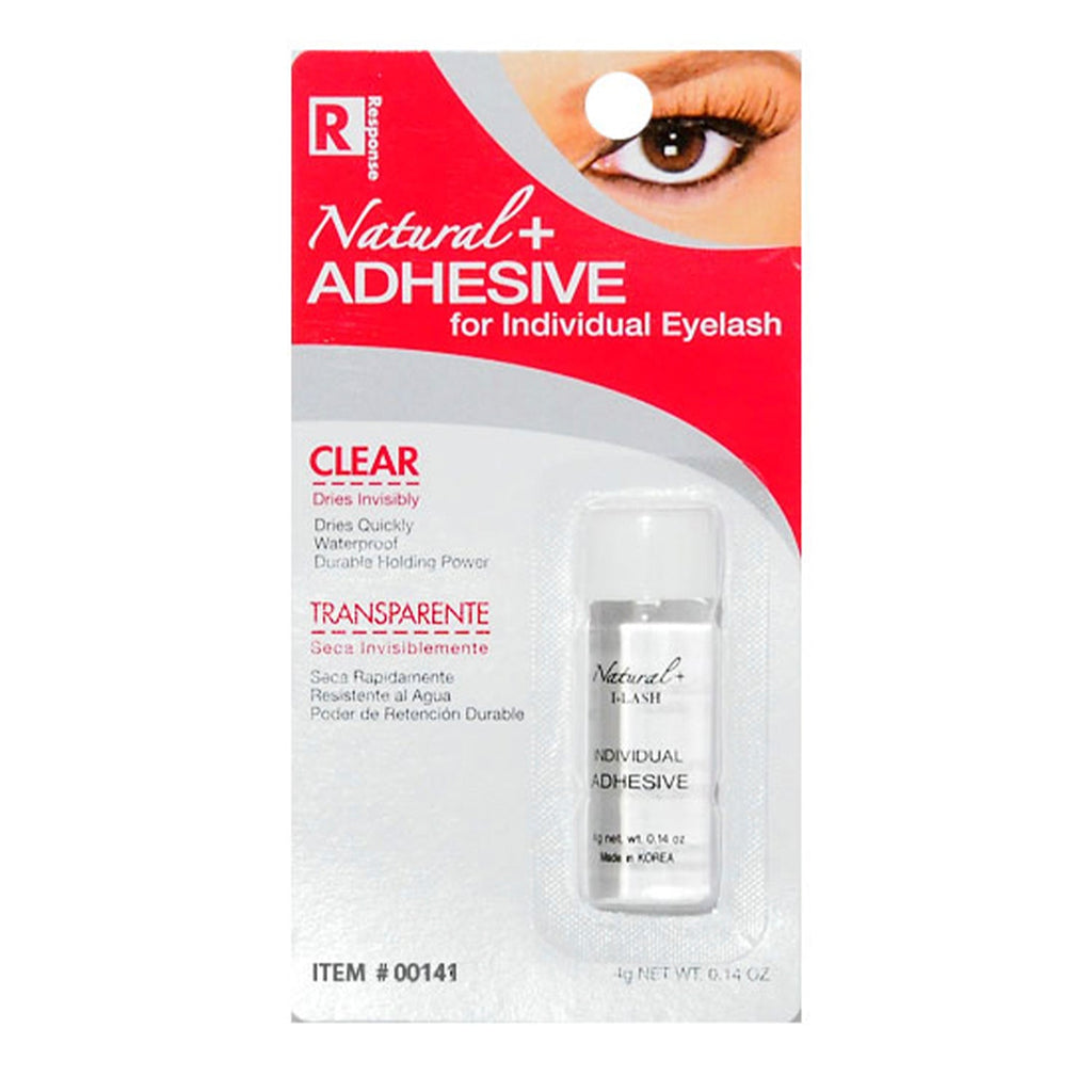 Response Natural + Adhesive for Individual Eyelash Clear 0.14oz - ikatehouse