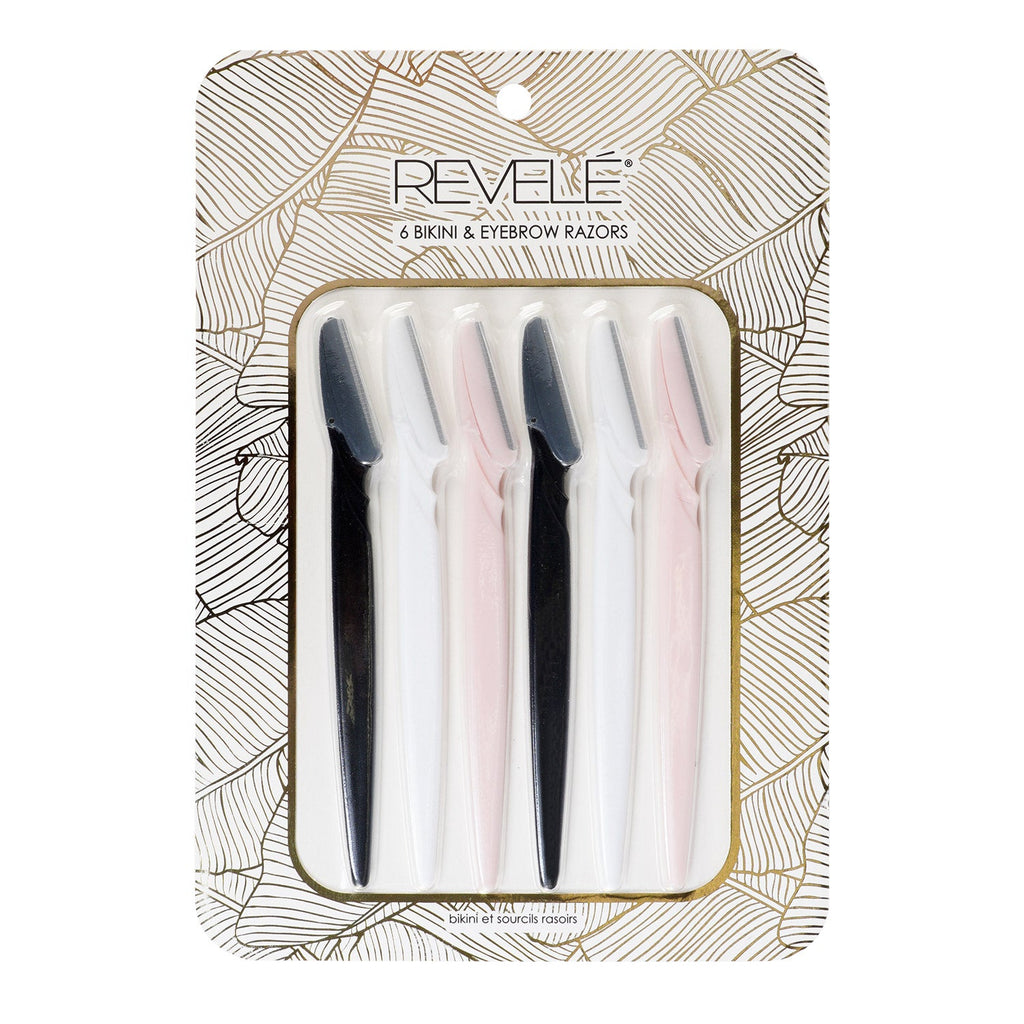 Revele Bikini & Eyebrow Razors Large 6 Pack - ikatehouse
