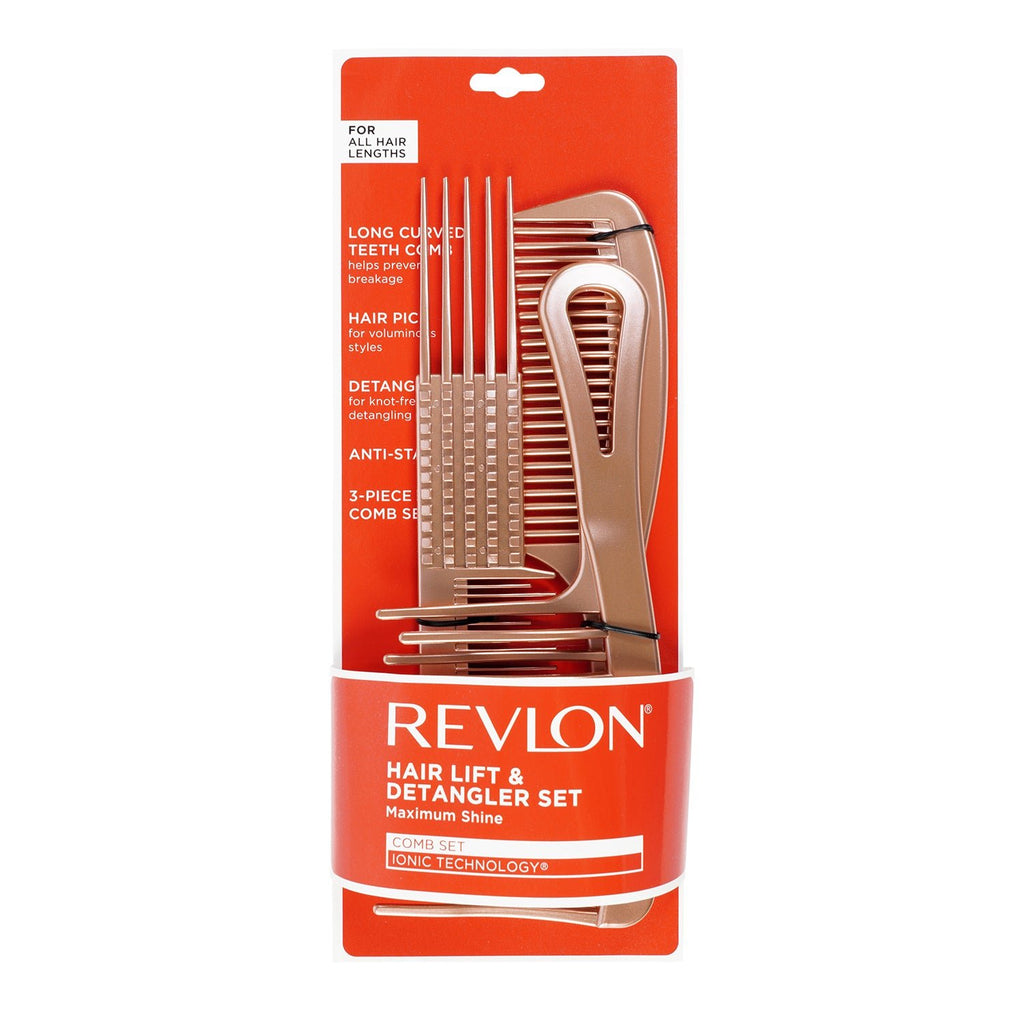 Revlon Hair Lift & Detangler Comb Set - ikatehouse