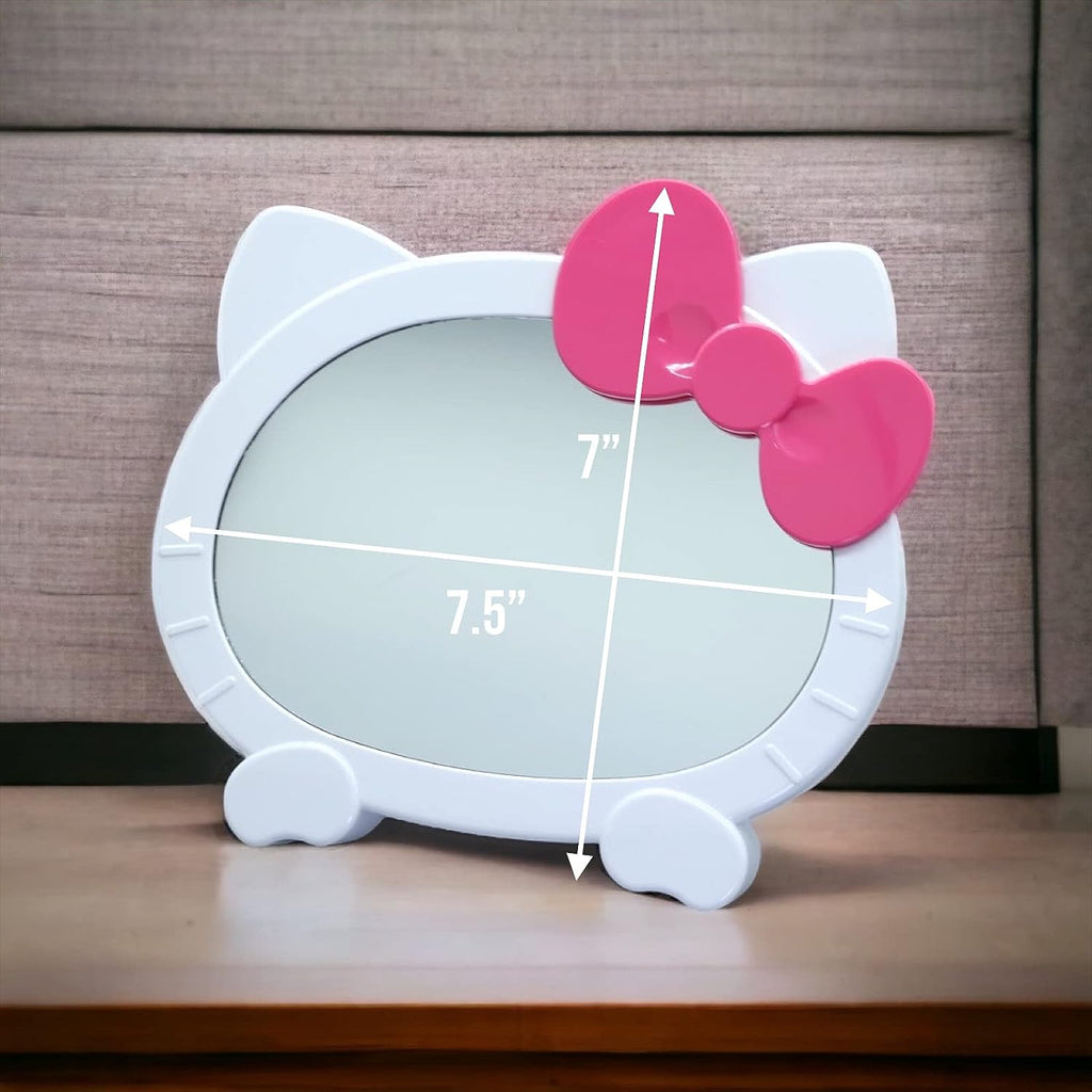 Ribbon Little Cat Table Mirror 5.7" - ikatehouse