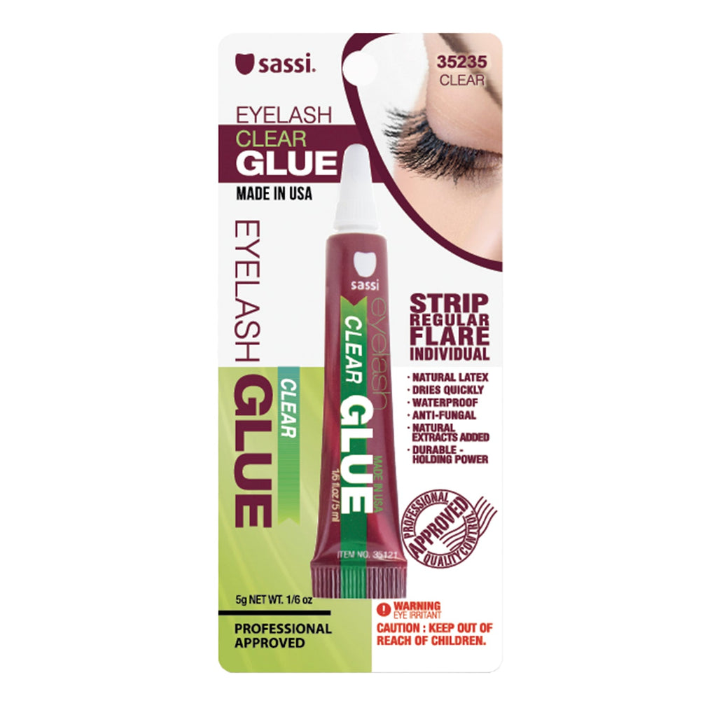 Sassi Blister Waterproof Latex Eyelash Glue 0.17oz /5g - ikatehouse