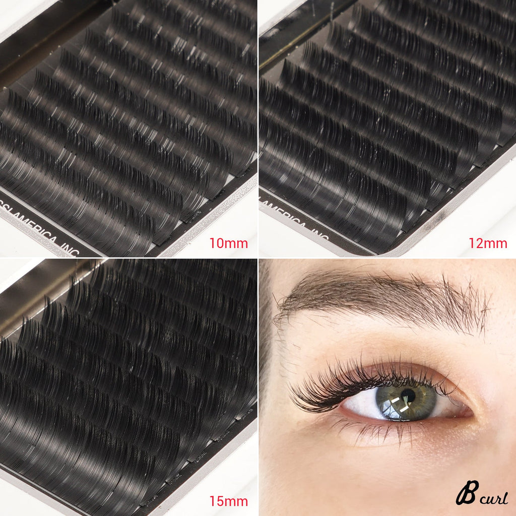 Sassi Mink Eyelash Extensions B-curl 0.15mm - ikatehouse