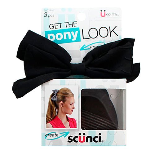 Scunci Get The Pony Look Hair Accessorize Ponytail Kit 3pcs - ikatehouse
