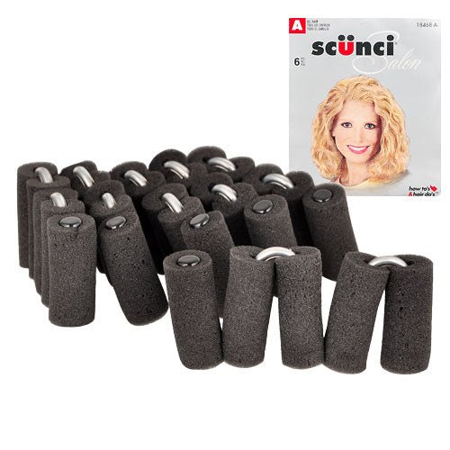 SCUNCI Weave and Wave Rollers Hair Set 6Pcs - ikatehouse
