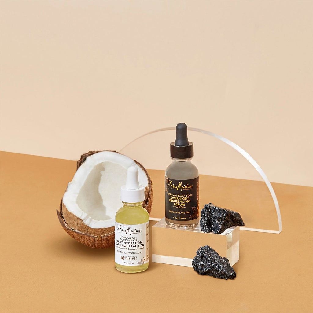 Shea Moisture 100% Virgin Coconut Oil Daily Hydration Overnight Face Oil 1oz - ikatehouse