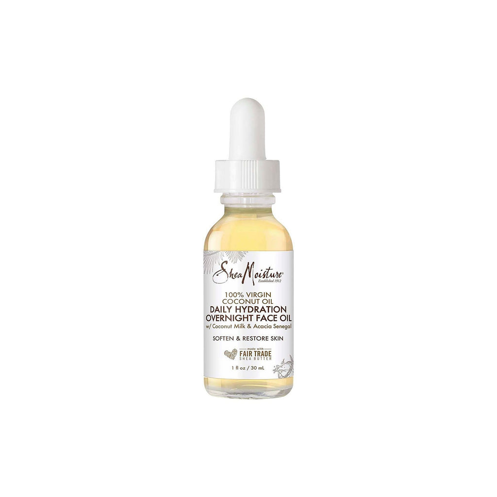 Shea Moisture 100% Virgin Coconut Oil Daily Hydration Overnight Face Oil 1oz - ikatehouse